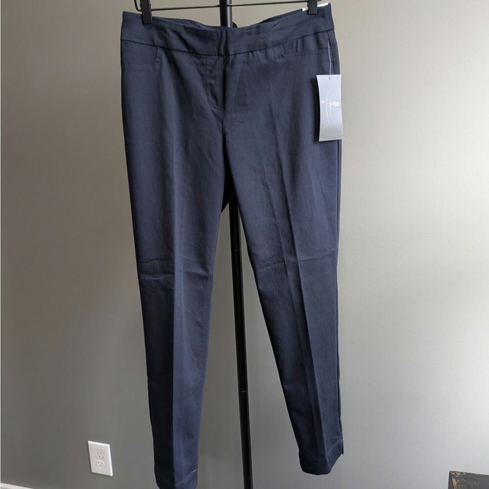 NWT Slim Sation Navy  Dress Pants Size 8